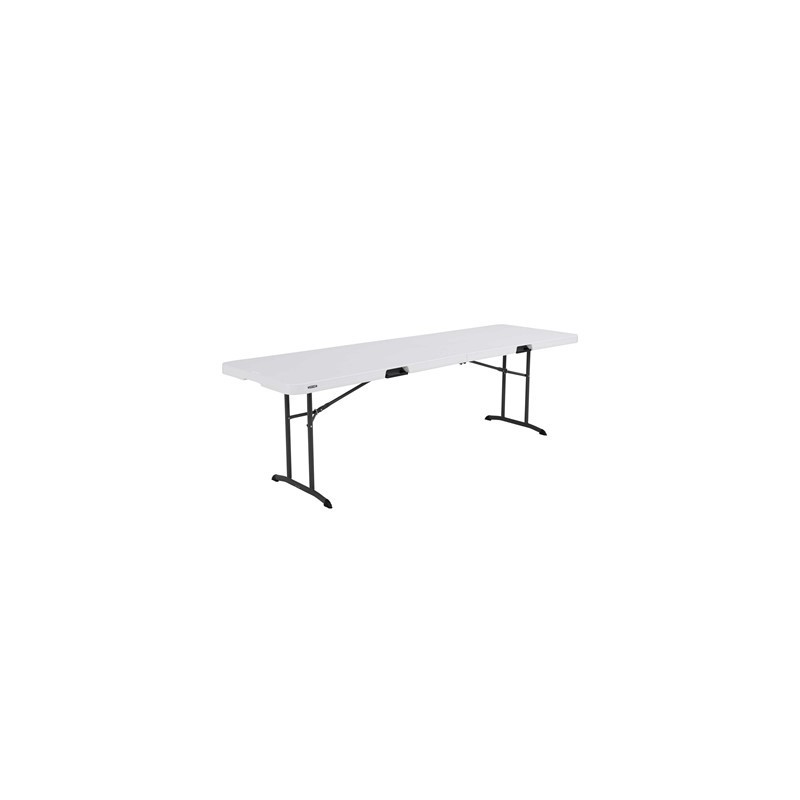 Table pliante de 8 pieds commercialeGranit blanc