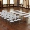 Table de seminaire de 6 pieds et 16 chaises
