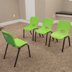 Chaise empilable pour enfant indispensable Vert lime