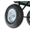 Tectake Chariot de jardin a main Tummi 125L capacite de charge 300kg