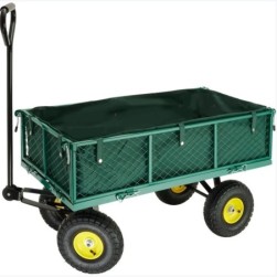 Chariot de jardin 350 kg - chariot de transport a main, remorque de jardin