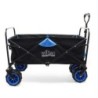 Chariot de transport pliable Larges roues Poignees Randonnees PLage