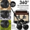 KESSER® Bollerwagen pliable avec pneus larges Chariot de jardin