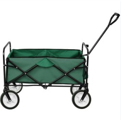 Chariot de jardin pliable 80 kg - charette a bras sur maison