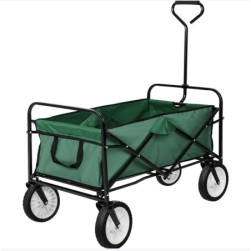 Chariot de jardin pliable 80 kg - charette a bras sur maison