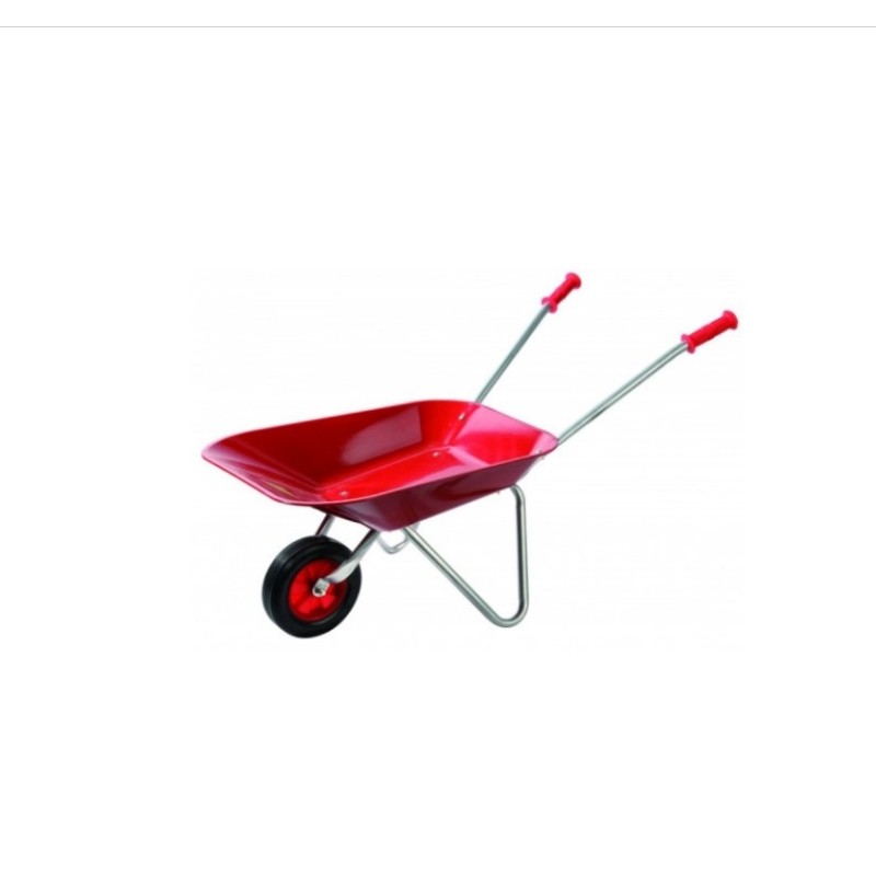 Brouette enfant SPEAR & JACKSON - en metal rouge - 42,5x40x76,9cm