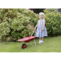 Brouette enfant SPEAR & JACKSON - en metal rouge - 42,5x40x76,9cm