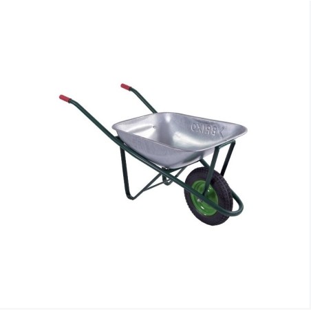 Wagons galvanises standard avec roue de pneu galvanisee brixo