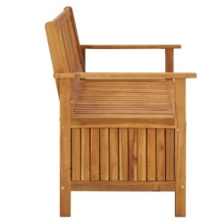 vidaXL Banc de Rangement de Jardin Banc de Stockage Coffre Banc