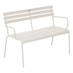 Banc de jardin GREENSBORO Argile 2 places