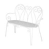 Banc acier blanc ROMANCE