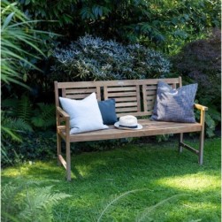 Banc de jardin 3 places en acacia Fidgi