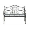 Banc de jardin au style antique Tara en fer forgé Bronze