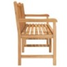 Banc de jardin 150 cm Bois de teck solide vidaXL