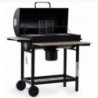 Barbecue charbon XXL de bois King - 95 x 63 x 105 cm - Noir