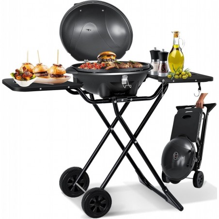 Gril électrique Gril de table Barbecue Pliable sur gril avec