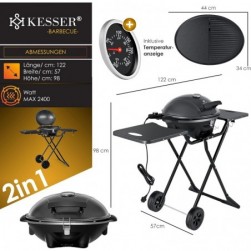 Gril électrique Gril de table Barbecue Pliable sur gril avec