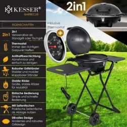 Gril électrique Gril de table Barbecue Pliable sur gril avec