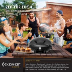 Gril électrique Gril de table Barbecue Pliable sur gril avec