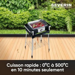 Gril électrique sans fumée SENOA BOOST S, Barbecue électrique 3 000 W