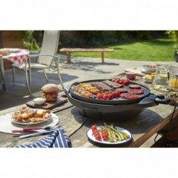 George Foreman Barbecue 2 en 1 électrique: Grill sur pied & de table