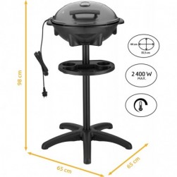 2in1 Gril électrique,Gril de table électrique - gril extrêmement stable