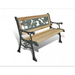 Banc de jardin pour enfants 84 cm Bois