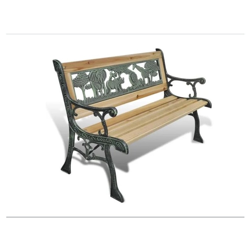 Banc de jardin pour enfants 84 cm Bois