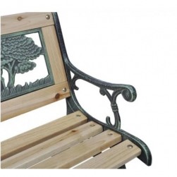 Banc de jardin pour enfants 84 cm Bois