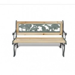 Banc de jardin pour enfants 84 cm Bois