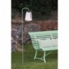 Banc coloris vert en acier Louisiane - 150 x 72 x 8 cm