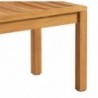 Banc de jardin 2 places 120x45x44 cm en teck naturel