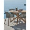 Mobilier de jardin HESTRA  table acacia + 4 VANTORE chaises