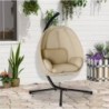 Fauteuil suspendu de jardin - Fauteuil oeuf suspendu pliable