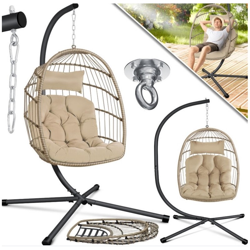 Fauteuil suspendu Jungle Balançoire suspendue Indoor/Outdoor Balançoire