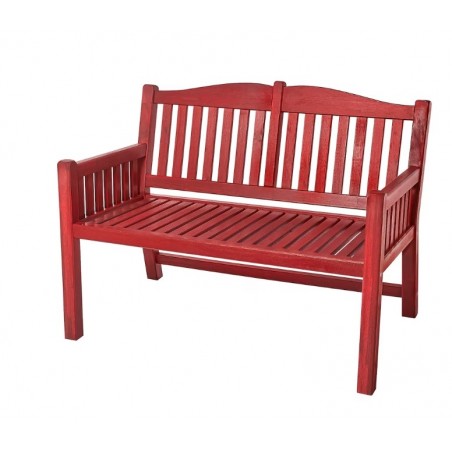 PÄRONHOLMEN Banquette, extérieur, rouge,Banc de Jardin