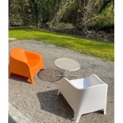 SKARPÖ Fauteuil, extérieur, orange