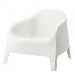 SKARPÖ Fauteuil, extérieur, blanc