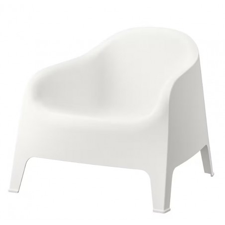 SKARPÖ Fauteuil, extérieur, blanc