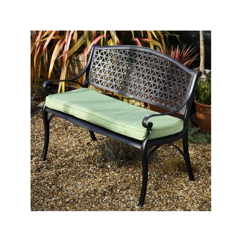 Banc de jardin en aluminium 102 cm