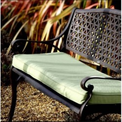 Banc de jardin en aluminium 102 cm