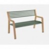 BANC SOMERSET,Banc de Jardin,VERT CÈDRE