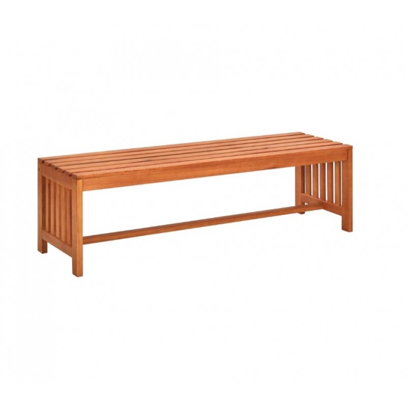 Banc de jardin 130 cm Bois d'eucalyptus solide