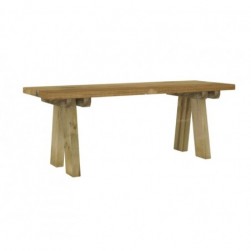 Banc de jardin 110 cm bois de pin massif imprégné