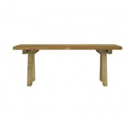 Banc de jardin 110 cm bois de pin massif imprégné