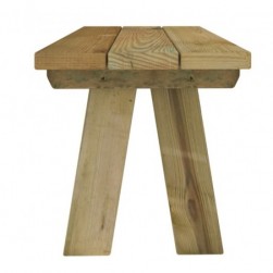 Banc de jardin 110 cm bois de pin massif imprégné