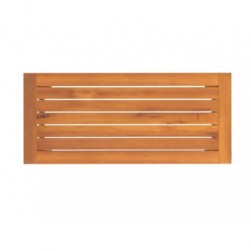 Banc de jardin 80x35x45 cm bois massif d'acacia