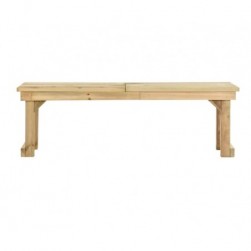 Banc de jardin 140 cm Bois de pin imprégné