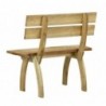 Banc de jardin 110 cm bois de pin imprégné