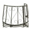 Banc d'arbre de jardin Demi-rond 160 cm Acier